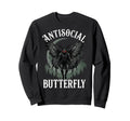 Antisocial Butterfly Sweatshirt - Graphic Print Men Women - T-Shirt, Sweatshirt, Hoodie