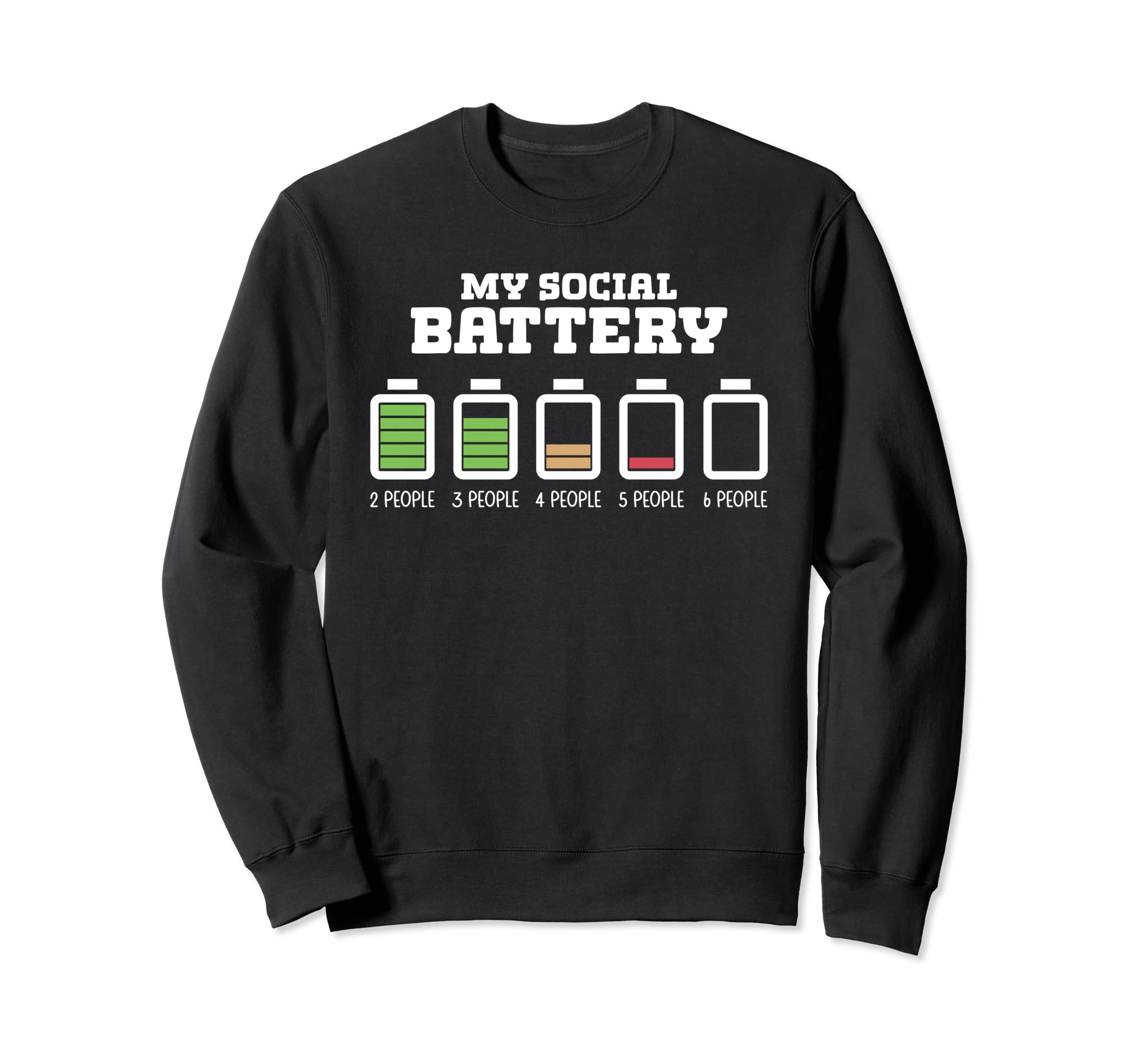 My Social Battery Low Energy Sweatshirt - Aesthetic Graphic Men Women - T-Shirt, Sweatshirt, Hoodie