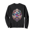 Colorful Crystal Cluster Sweatshirt - Fun Novelty Design for Adults - T-Shirt, Sweatshirt, Hoodie