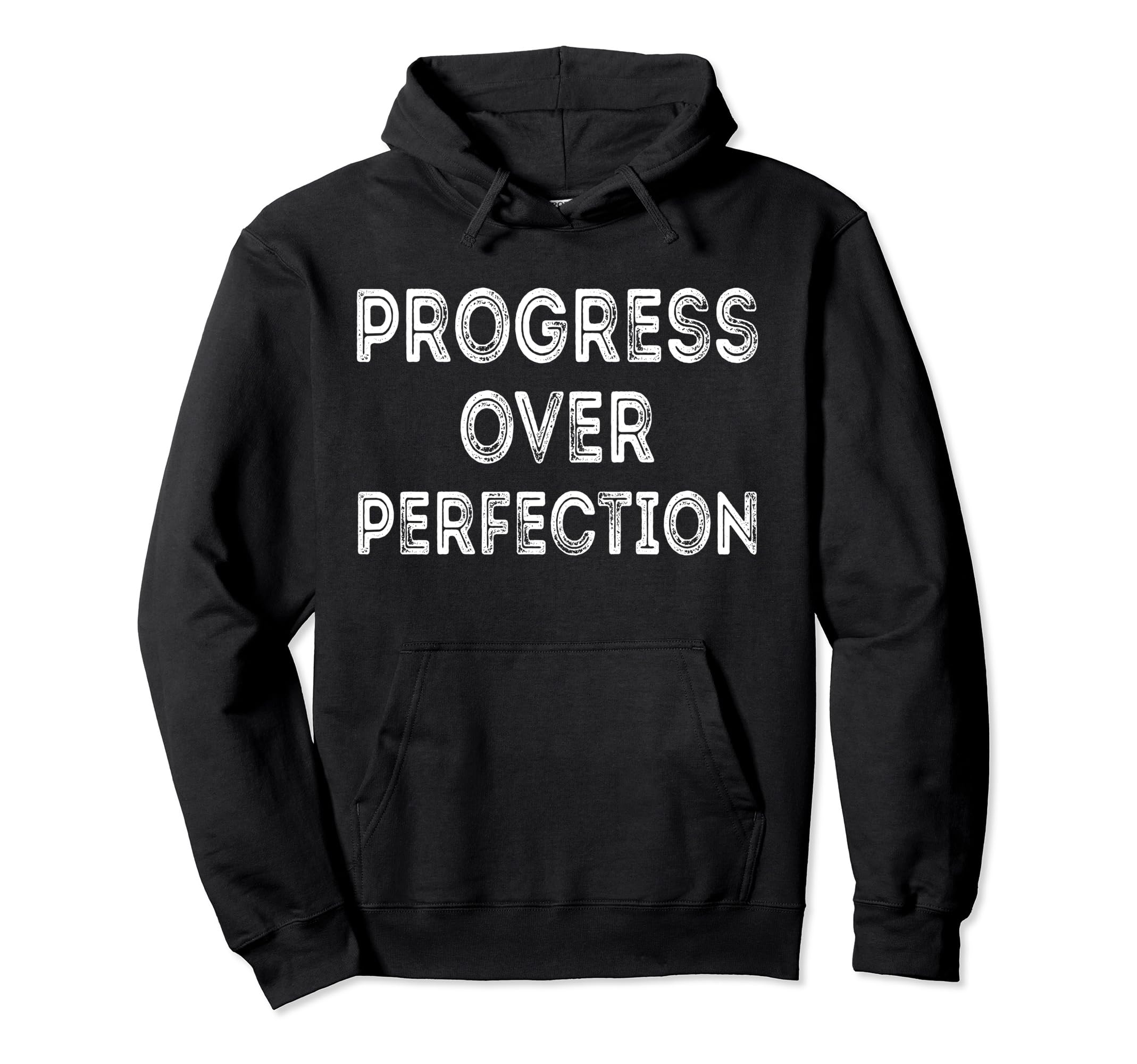 Progress Over Perfection Back To School Hoodie - Graphic Print Unisex - T-Shirt, Sweatshirt, Hoodie
