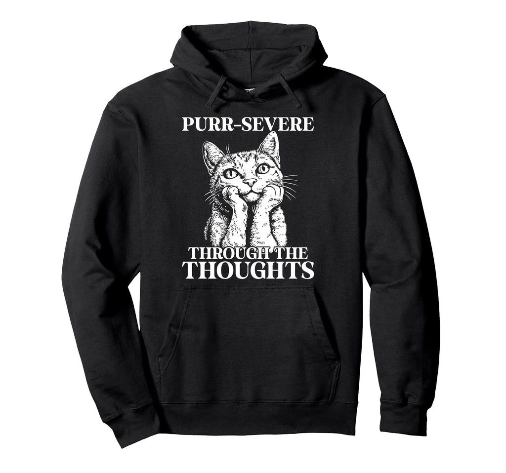 Funny Cat Overthinkers And Deep Minds Hoodie - Graphic Print Men Women - T-Shirt, Sweatshirt, Hoodie