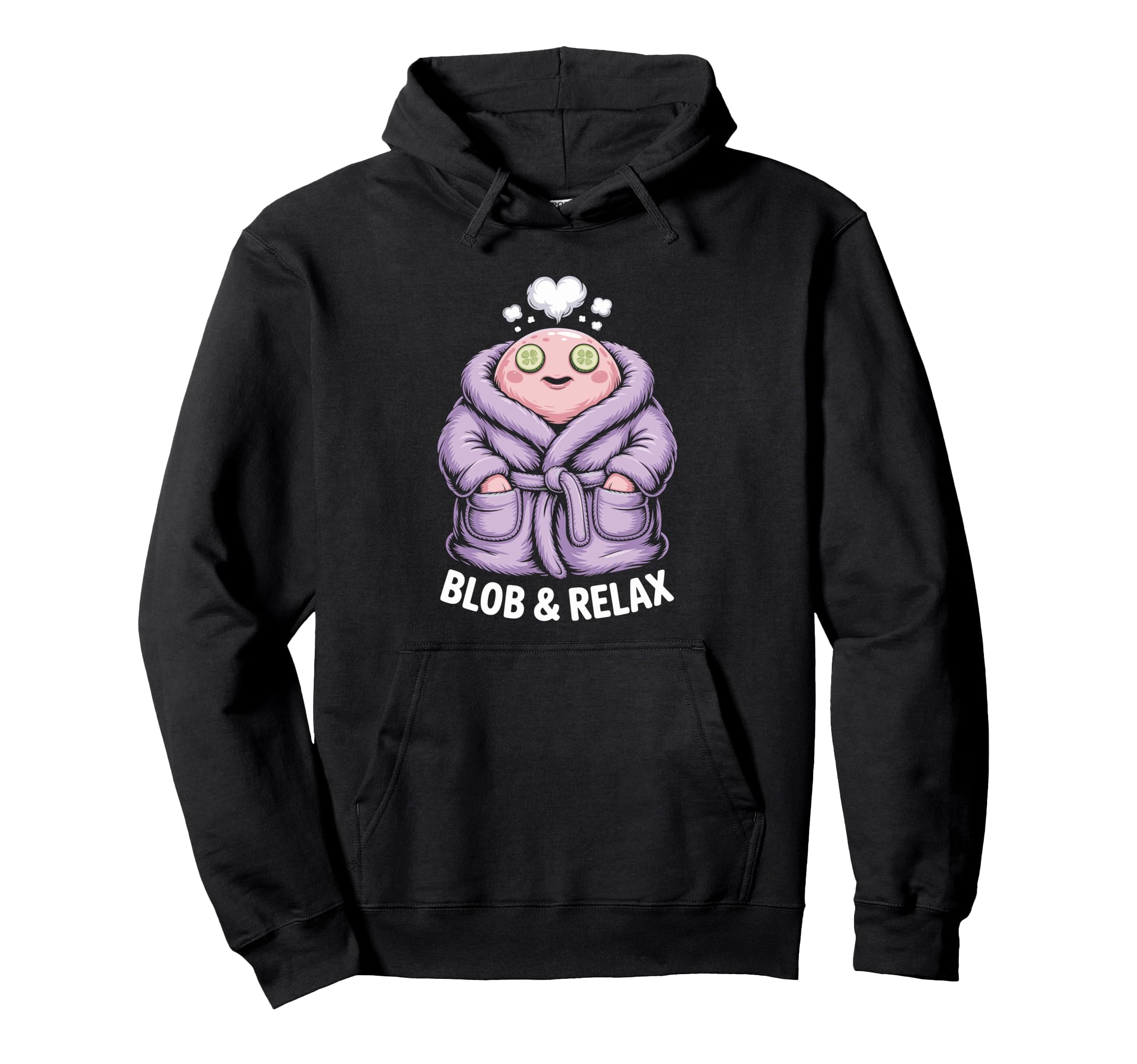 Blobfish Self Care Hoodie - Custom Art Print for Adults - T-Shirt, Sweatshirt, Hoodie
