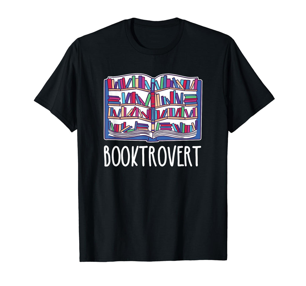 Booktrovert Librarian Book Lover T-Shirt - Casual Everyday Wear for Adults - T-Shirt, Sweatshirt, Hoodie