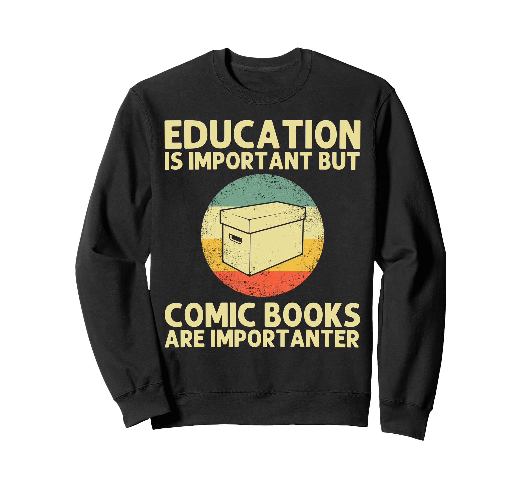 Comic Book Comic Book Lovers Books Nerd Sweatshirt - Graphic Print Unisex - T-Shirt, Sweatshirt, Hoodie