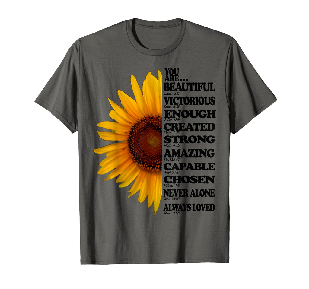 You Are Beautiful Victorious Enough T-Shirt - Unique Graphic Men Women - T-Shirt, Sweatshirt, Hoodie