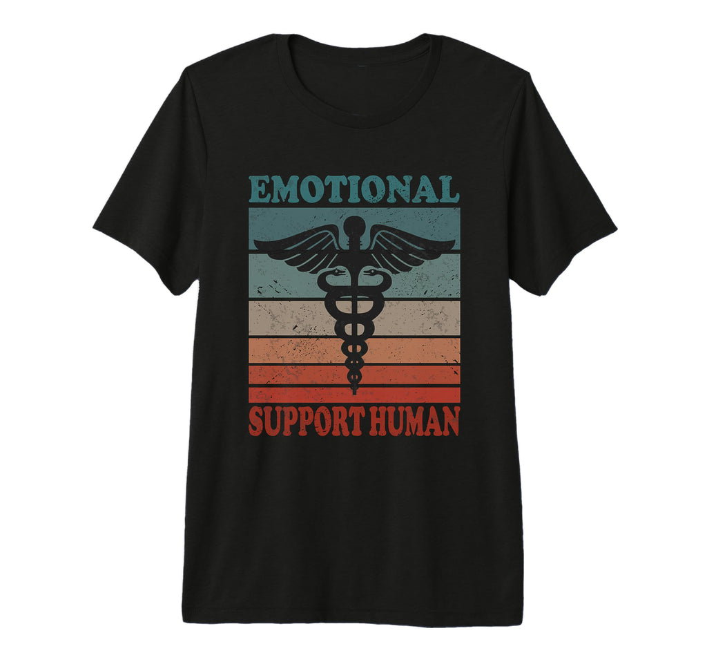Emotional Support Human Service People T-Shirt - Trendy Graphic Men Women - T-Shirt, Sweatshirt, Hoodie