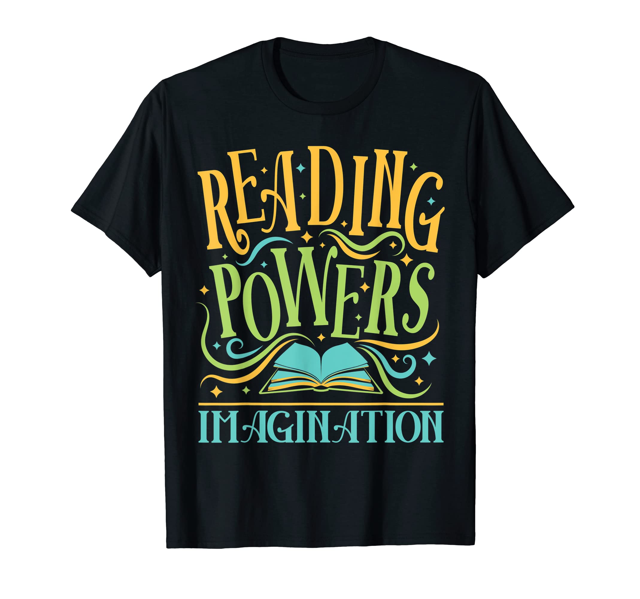 Reading Powers Imagination Books T-Shirt - Novelty Apparel Men Women - T-Shirt, Sweatshirt, Hoodie