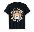 Best Corgi Dad Ever Daddy Dog Lover T-Shirt - Minimalist Print for Adults - T-Shirt, Sweatshirt, Hoodie
