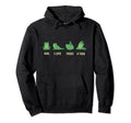 I Love Frogs And Yoga Funny Frog Yoga Hoodie - Minimalist Print Unisex - T-Shirt, Sweatshirt, Hoodie