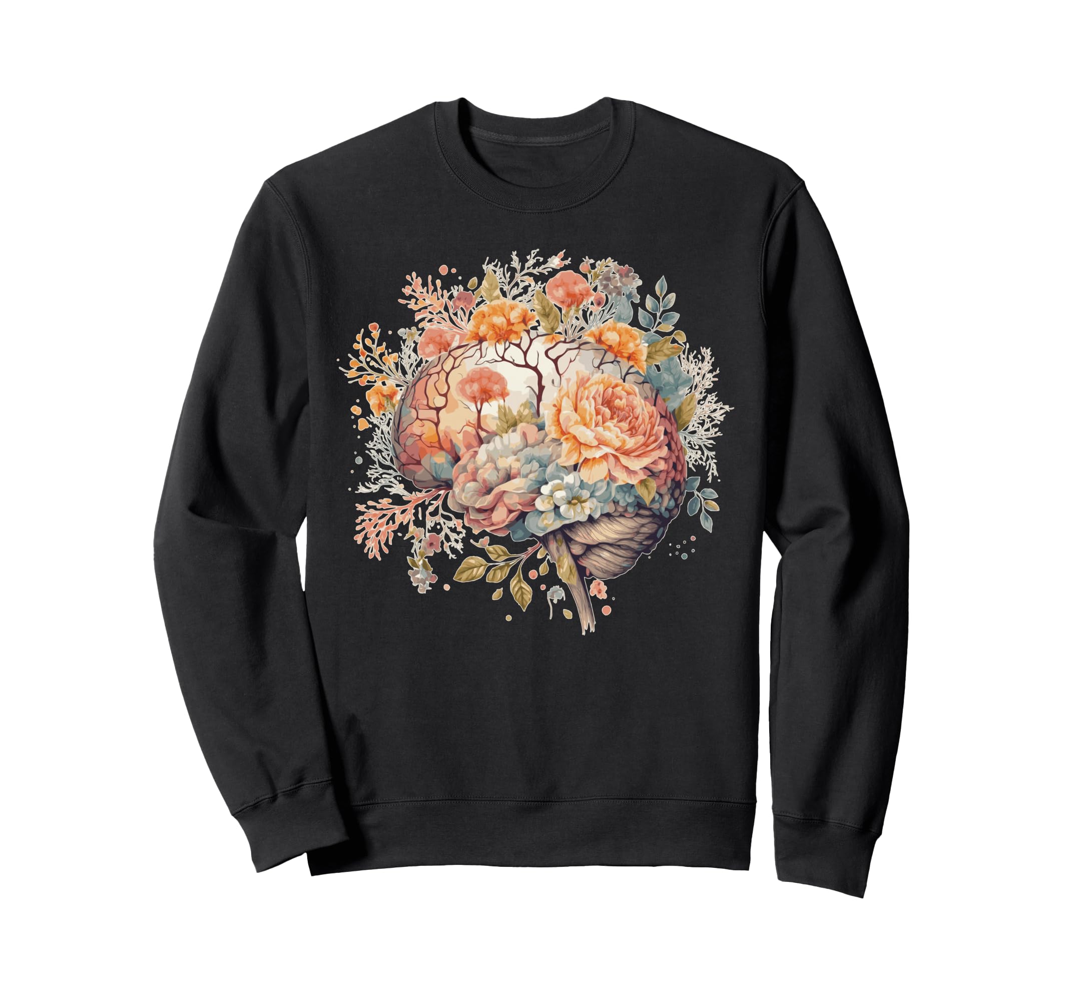 Brain Neuroscience Neurologist Sweatshirt - Aesthetic Graphic Men Women - T-Shirt, Sweatshirt, Hoodie