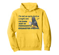 Permanently Exhausted Pigeon Funny Tired Hoodie - Unique Graphic Unisex - T-Shirt, Sweatshirt, Hoodie