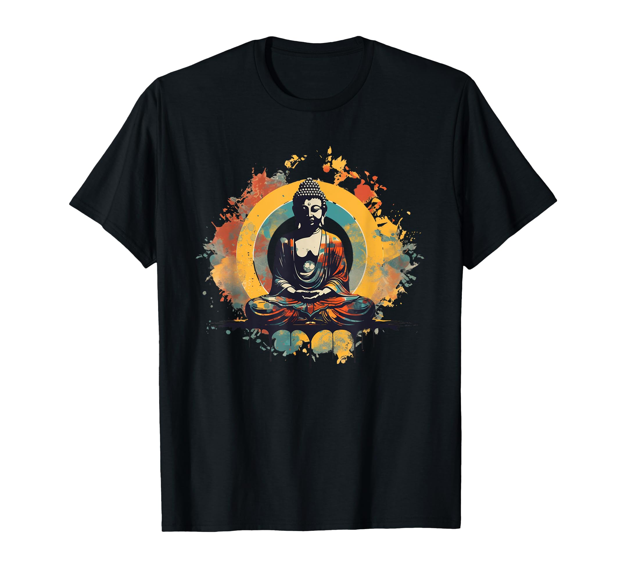 Pop Art Buddha Spiritual Mindfulness T-Shirt - Aesthetic Graphic Unisex - T-Shirt, Sweatshirt, Hoodie