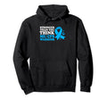Me Cfs Warrior Blue Ribbon Stronger Hoodie - Trendy Graphic for Adults - T-Shirt, Sweatshirt, Hoodie