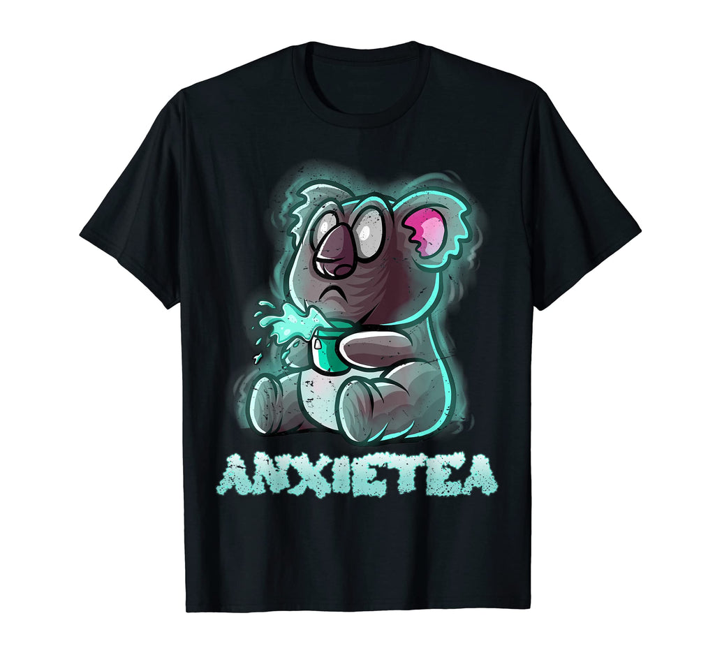 Introvert Tea Lover Nerd Koala Bear Geek T-Shirt - Trendy Graphic Unisex - T-Shirt, Sweatshirt, Hoodie