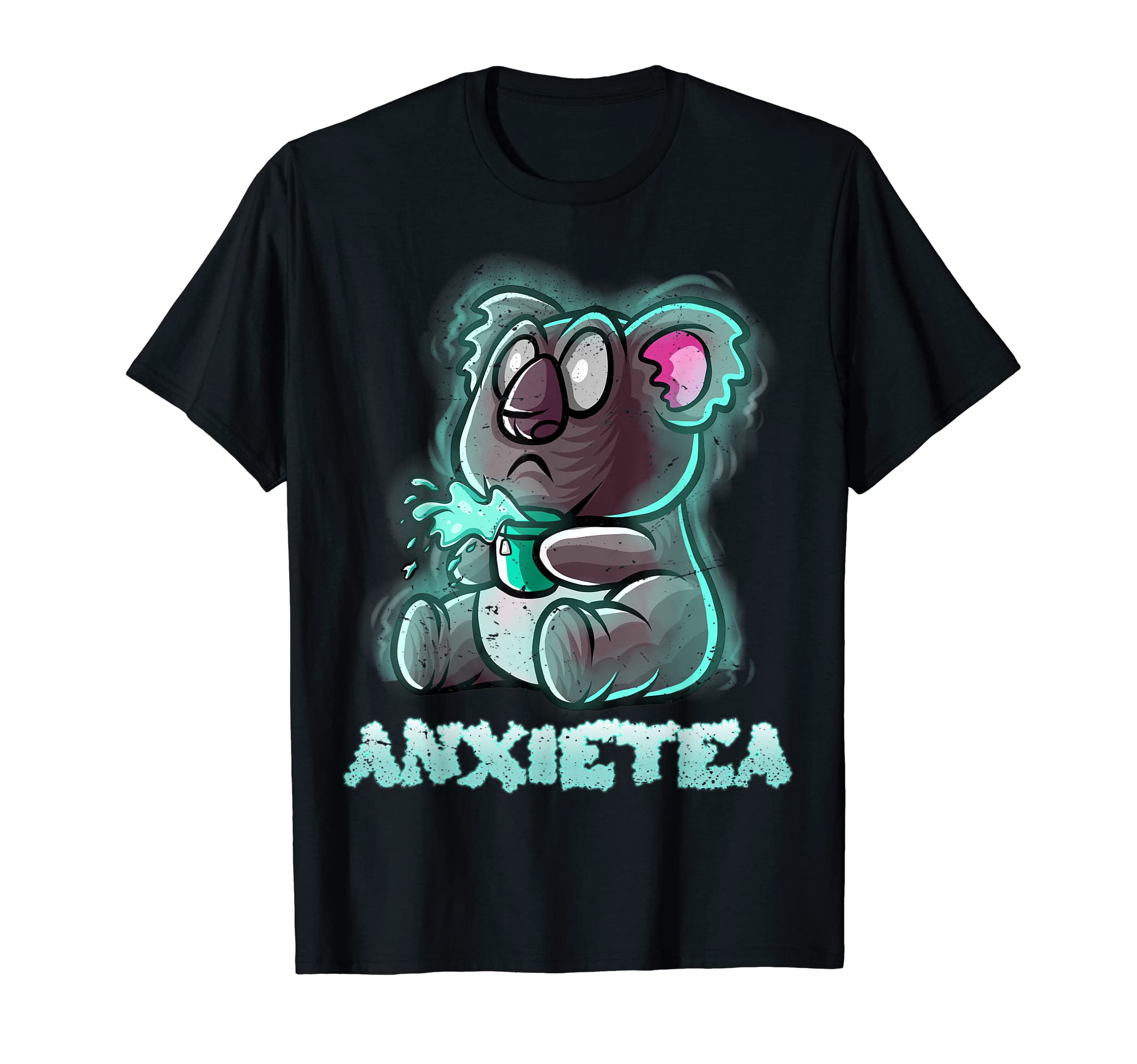 Introvert Tea Lover Nerd Koala Bear Geek T-Shirt - Trendy Graphic Unisex - T-Shirt, Sweatshirt, Hoodie