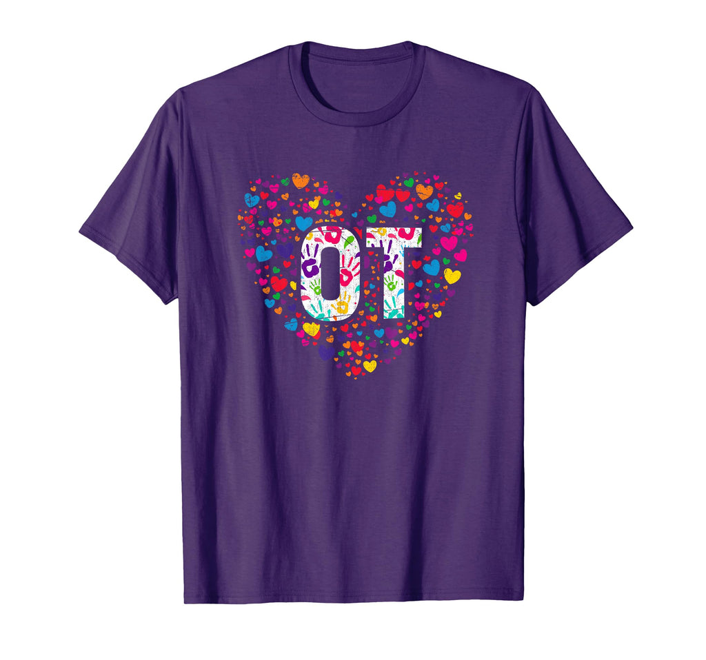Ot Occupational Therapy Heart T-Shirt - Aesthetic Graphic Men Women - T-Shirt, Sweatshirt, Hoodie