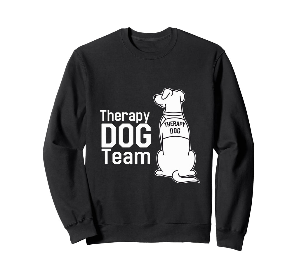 Therapy Dog Team Animal Support Sweatshirt - Unique Graphic for Adults - T-Shirt, Sweatshirt, Hoodie