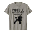 Poodle Because Therapy Is Expensive T-Shirt - Aesthetic Graphic for Adults - T-Shirt, Sweatshirt, Hoodie