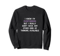 Funny Overthinking Witty Sarcastic Sweatshirt - Minimalist Print Unisex - T-Shirt, Sweatshirt, Hoodie