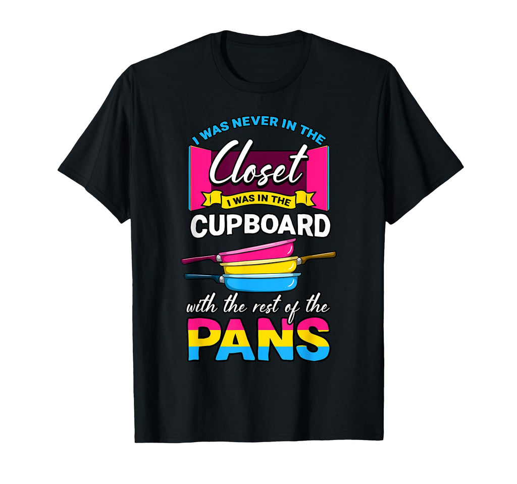 Pans Pansexual Rainbow Flag Stripe T-Shirt - Novelty Apparel for Adults - T-Shirt, Sweatshirt, Hoodie