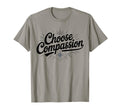 Choose Compassion Yoga Circle T-Shirt - Trendy Graphic for Adults - T-Shirt, Sweatshirt, Hoodie