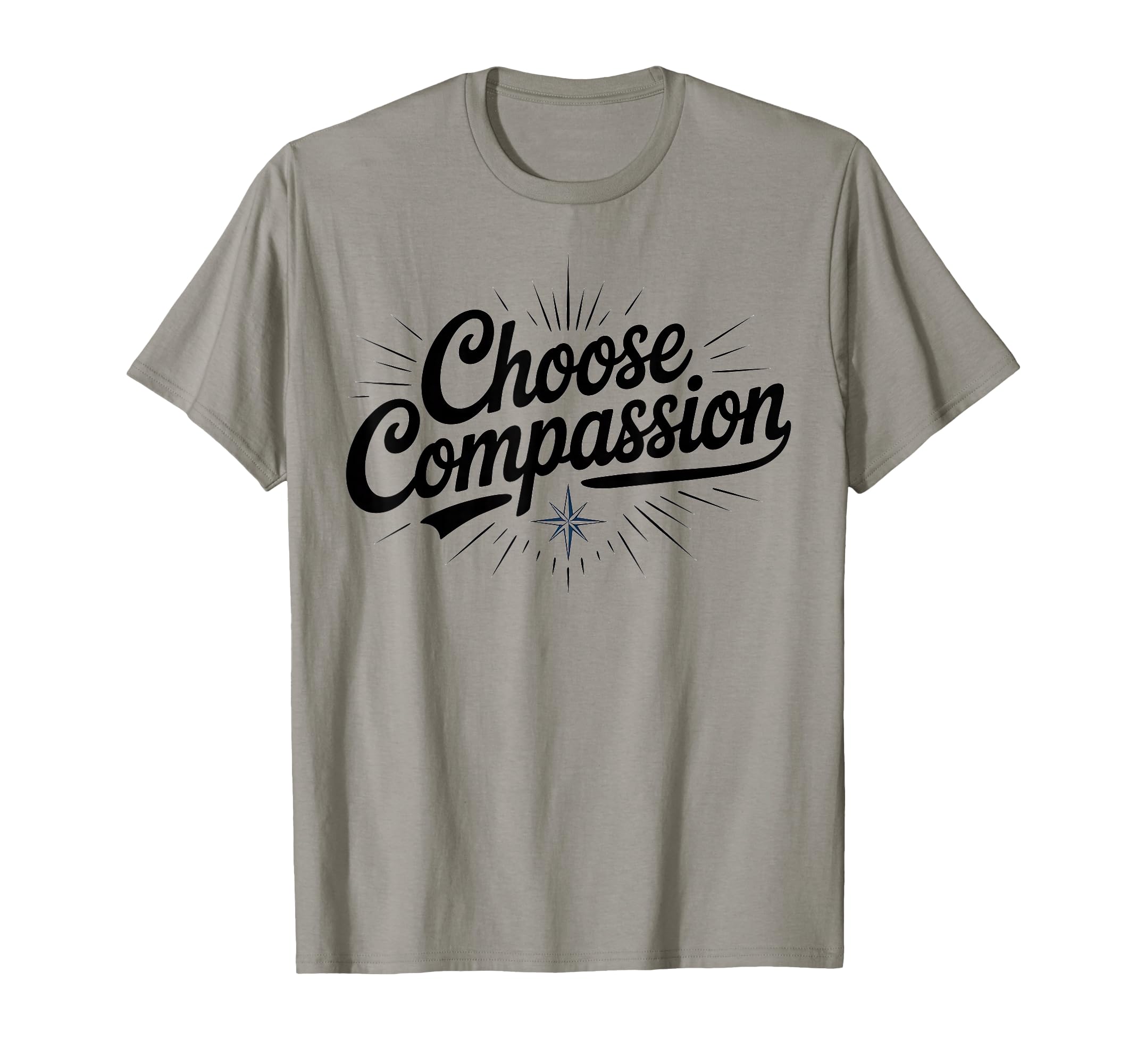 Choose Compassion Yoga Circle T-Shirt - Trendy Graphic for Adults - T-Shirt, Sweatshirt, Hoodie