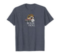 Book Hog Hedgehog Reading T-Shirt - Unique Graphic for Adults - T-Shirt, Sweatshirt, Hoodie
