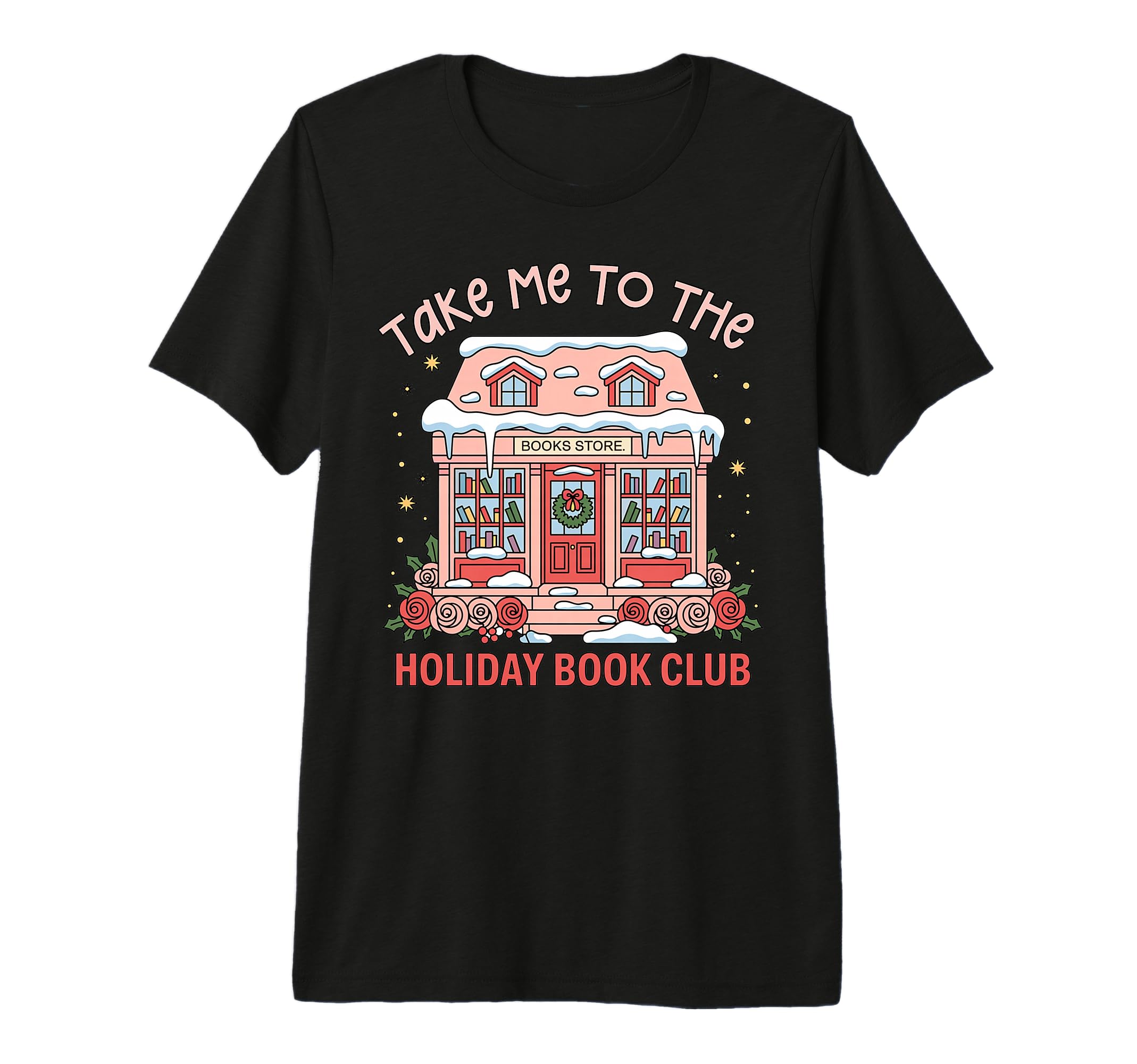 Take Me To Holiday Bookclub Book T-Shirt - Streetwear Style Men Women - T-Shirt, Sweatshirt, Hoodie