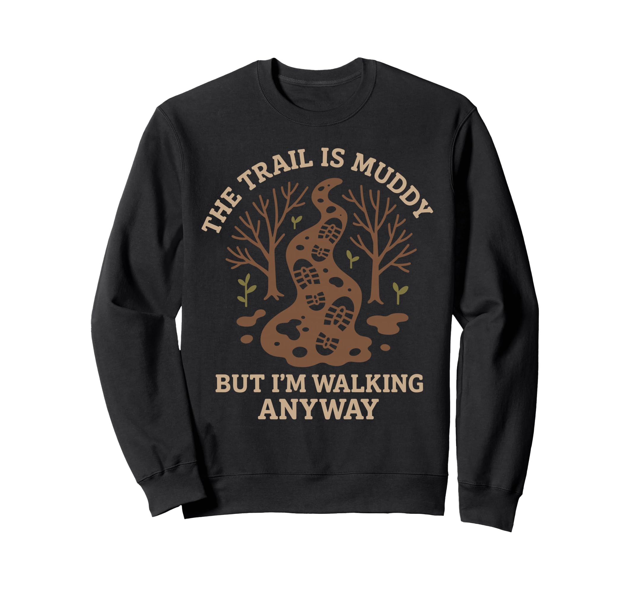 Forest Walk Overthinker Mental Sweatshirt - Novelty Apparel Men Women - T-Shirt, Sweatshirt, Hoodie