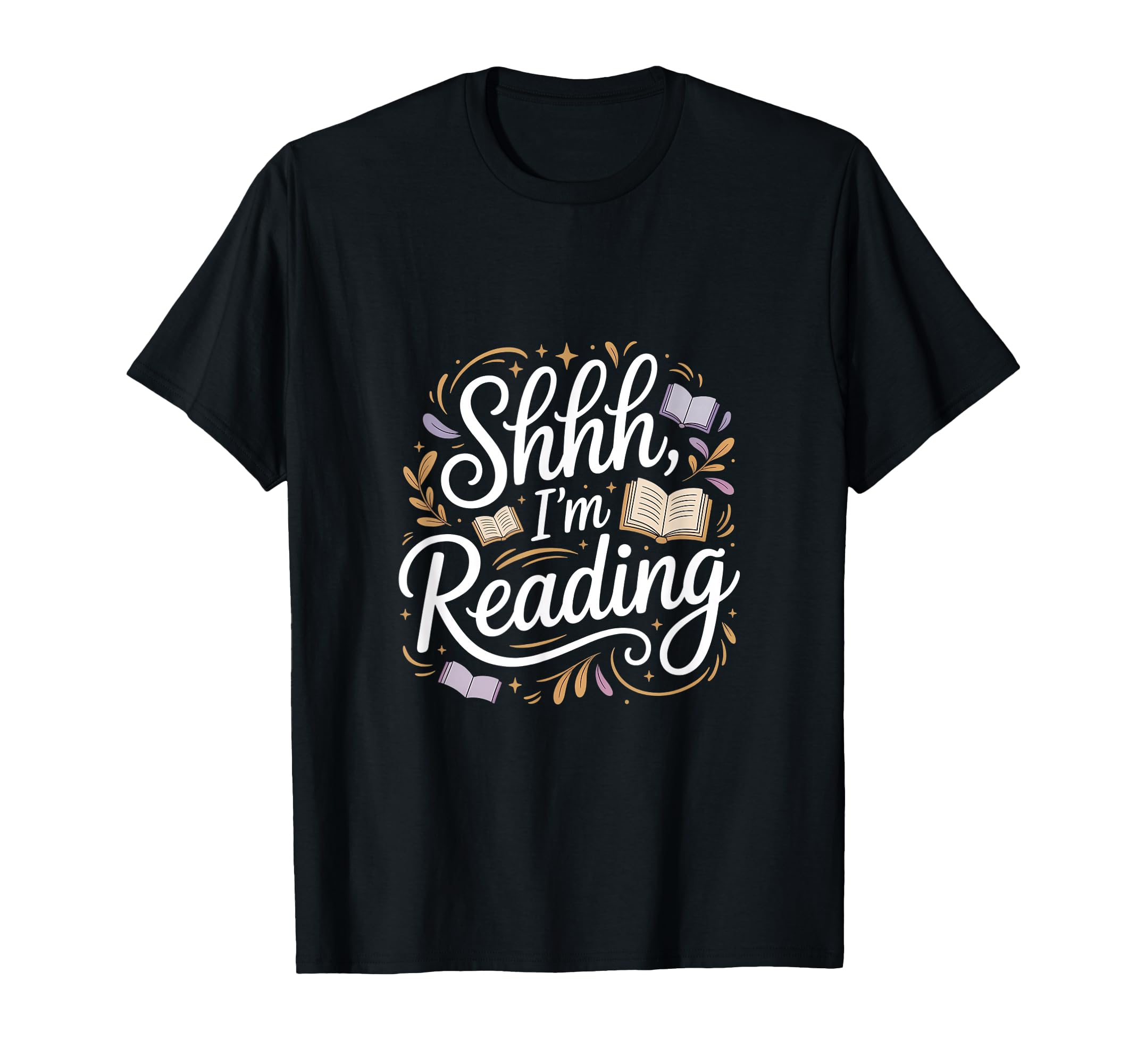 Shhh Im Reading Peaceful Book Nook T-Shirt - Streetwear Style for Adults - T-Shirt, Sweatshirt, Hoodie