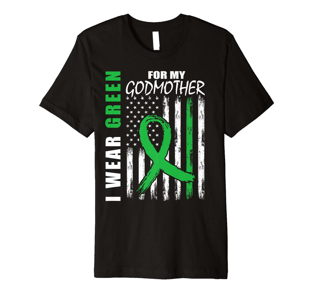I Wear Green Godmother Mental Health T-Shirt - Aesthetic Graphic Men Women - T-Shirt, Sweatshirt, Hoodie
