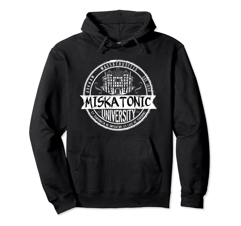 Miskatonic University Logo Horror Hoodie - Streetwear Style Men Women - T-Shirt, Sweatshirt, Hoodie