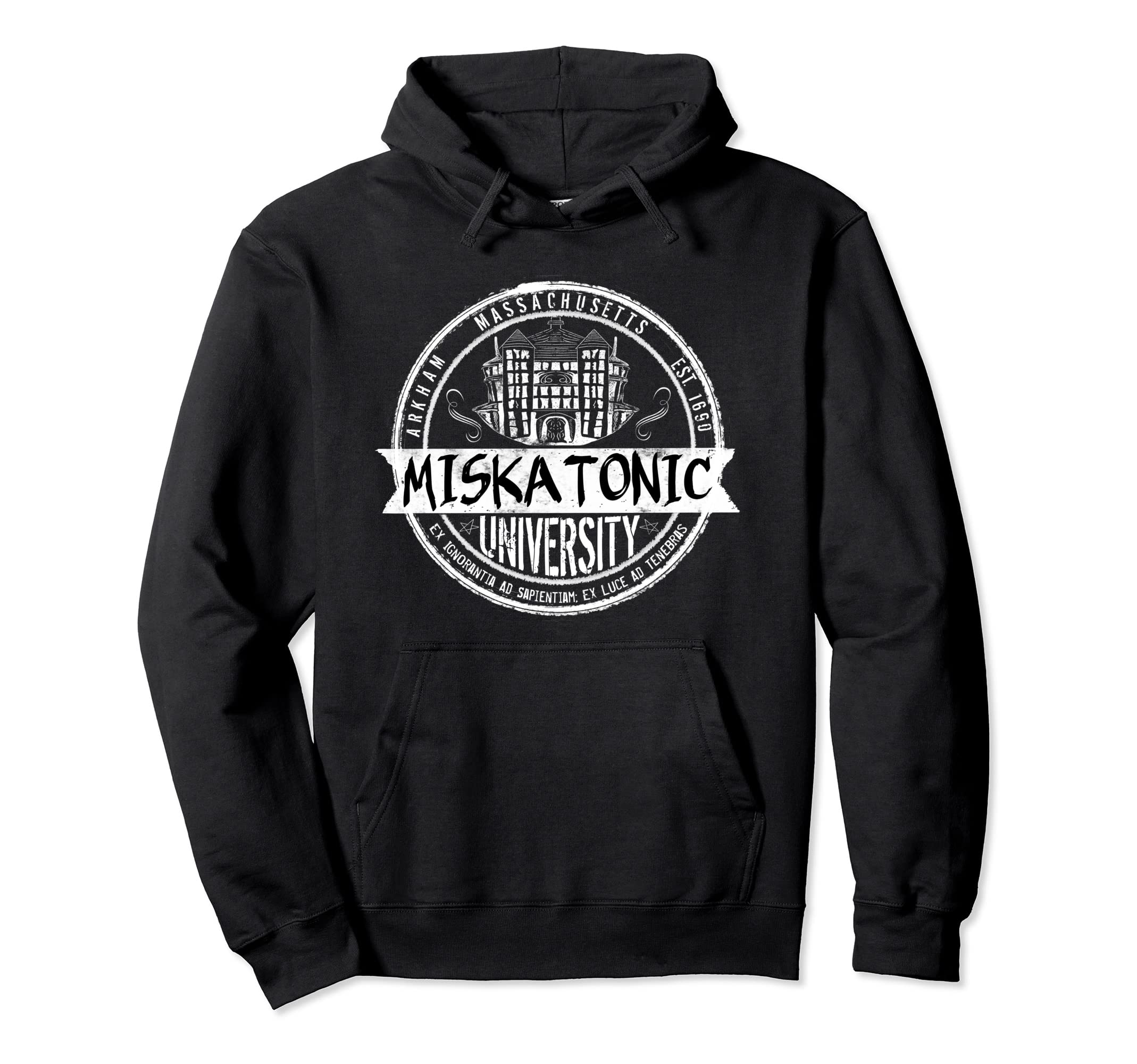 Miskatonic University Logo Horror Hoodie - Streetwear Style Men Women - T-Shirt, Sweatshirt, Hoodie