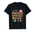 Serotonin Deficiency Club Funny Boho T-Shirt - Streetwear Style for Adults - T-Shirt, Sweatshirt, Hoodie