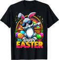 Funny Dabbing Rabbit Easter Day Unisex T-shirt, Sweatshirt, Hoodie, Long Sleeve Tee - T-Shirt, Sweatshirt, Hoodie