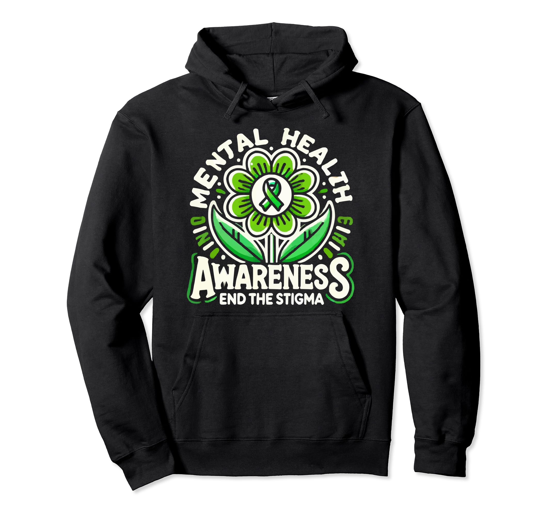 Suicide Awareness Depression Anxiety Hoodie - Minimalist Print Men Women - T-Shirt, Sweatshirt, Hoodie