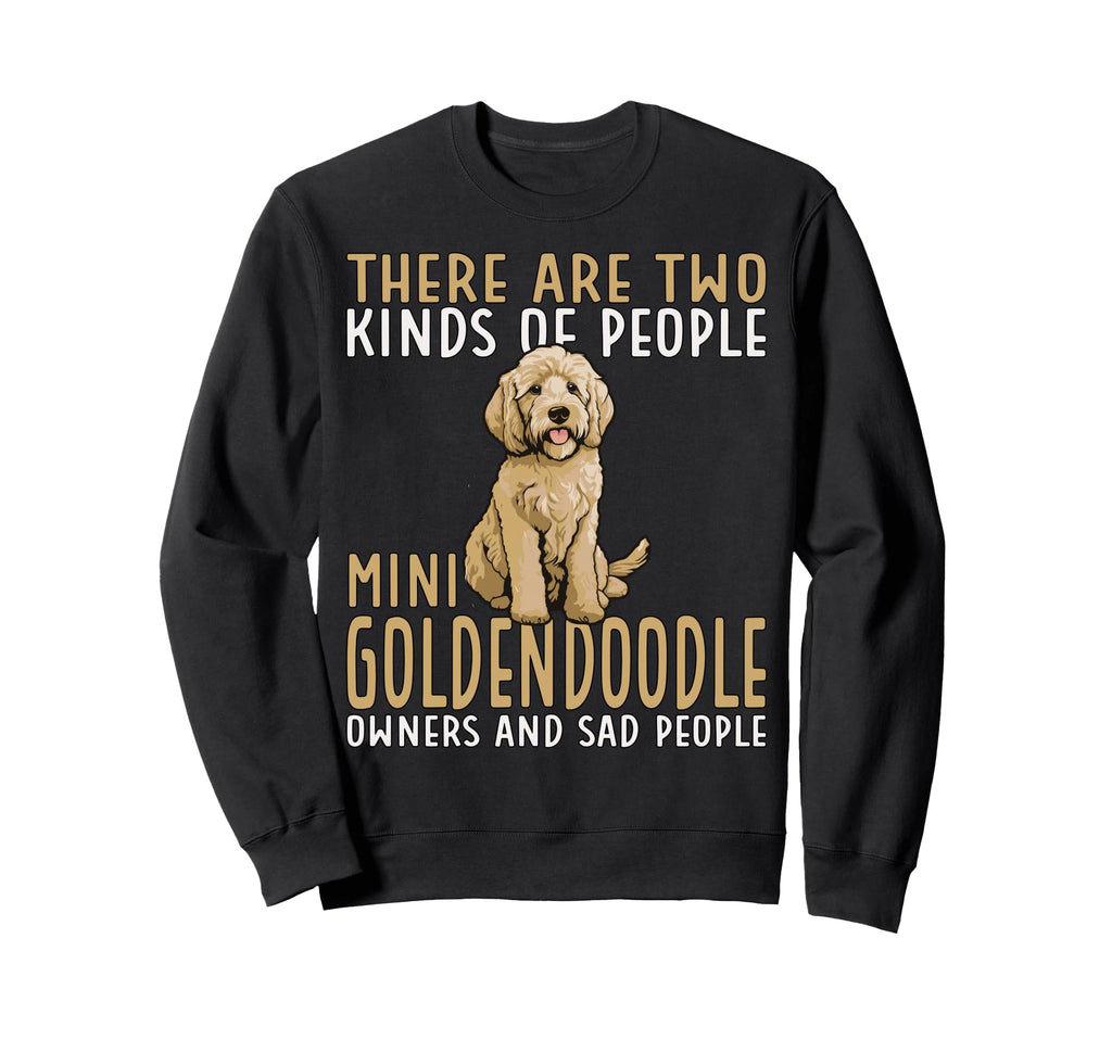 Mini Goldendoodle Owner Travel Sweatshirt - Minimalist Print for Adults - T-Shirt, Sweatshirt, Hoodie
