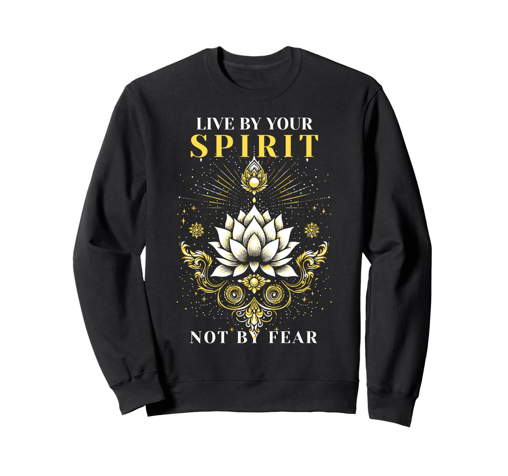 Bravery Growth Mindset Lotus Sweatshirt - Custom Art Print Men Women - T-Shirt, Sweatshirt, Hoodie