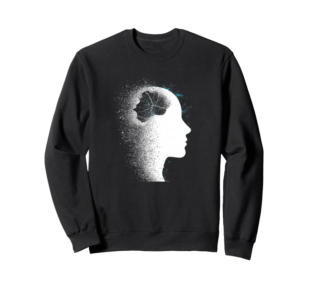 Glitch Pointillism Art Overthinker Sweatshirt - Aesthetic Graphic Men Women - T-Shirt, Sweatshirt, Hoodie