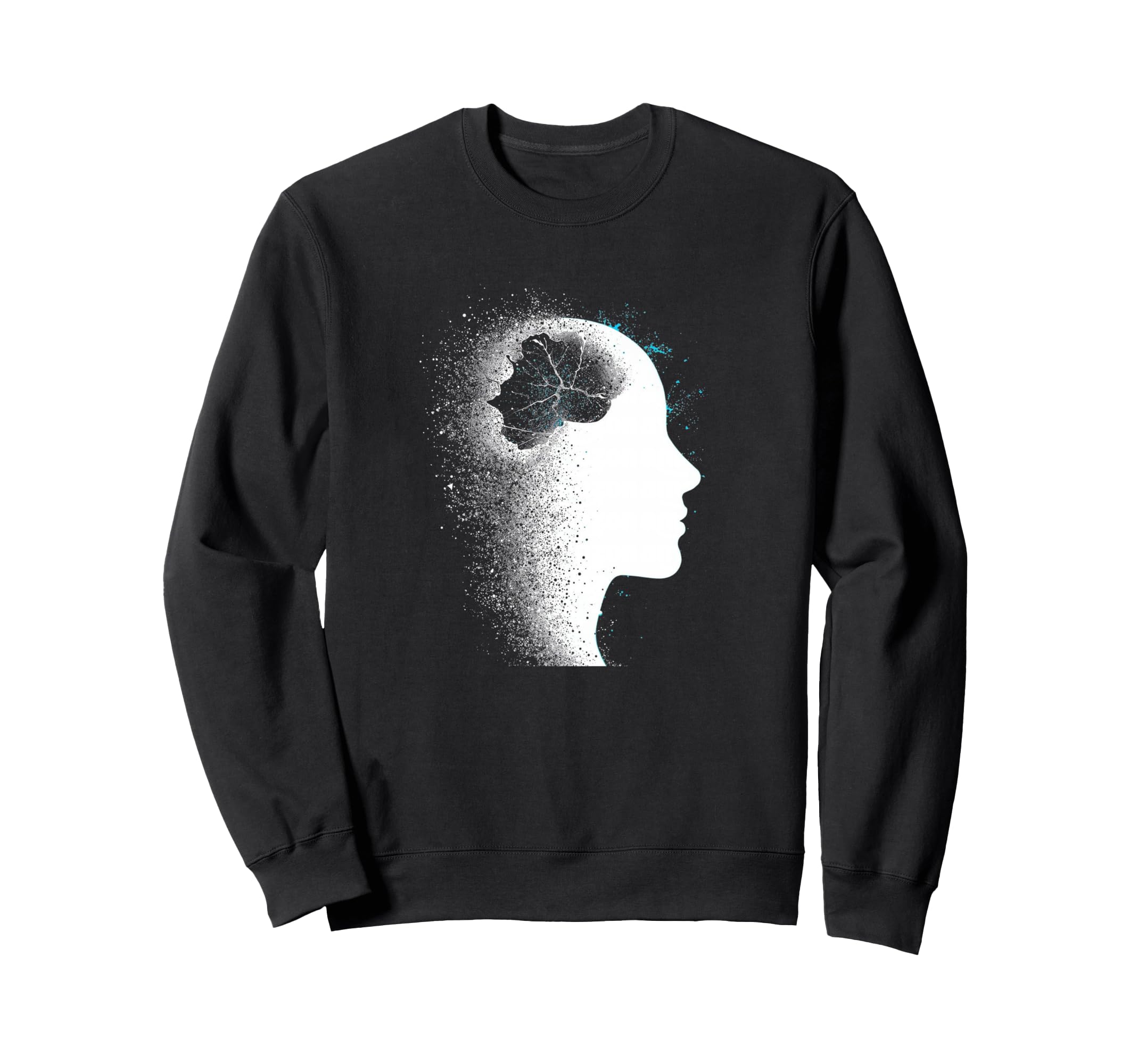 Glitch Pointillism Art Overthinker Sweatshirt - Aesthetic Graphic Men Women - T-Shirt, Sweatshirt, Hoodie