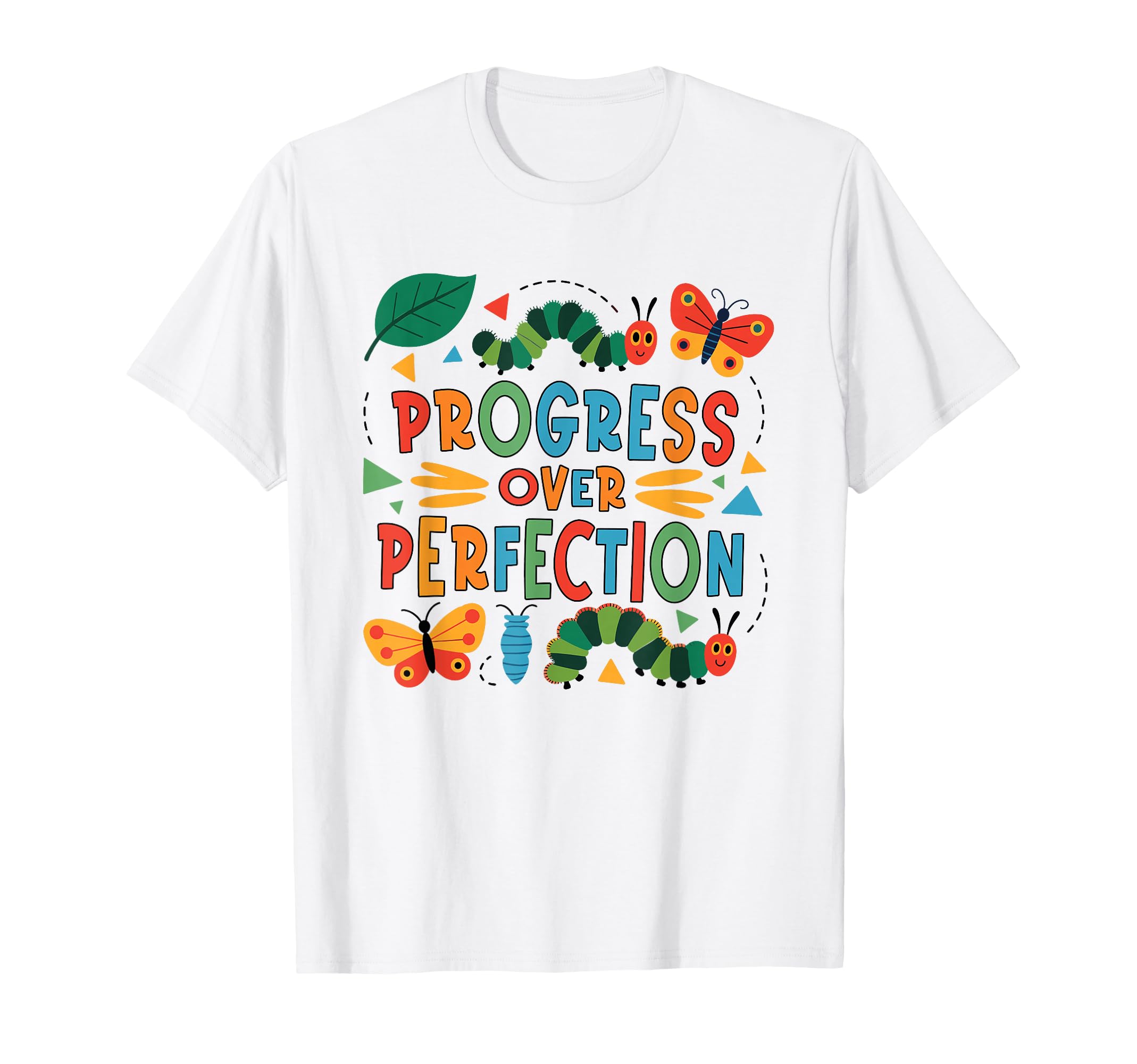 Progress Over Perfection Growth T-Shirt - Minimalist Print for Adults - T-Shirt, Sweatshirt, Hoodie