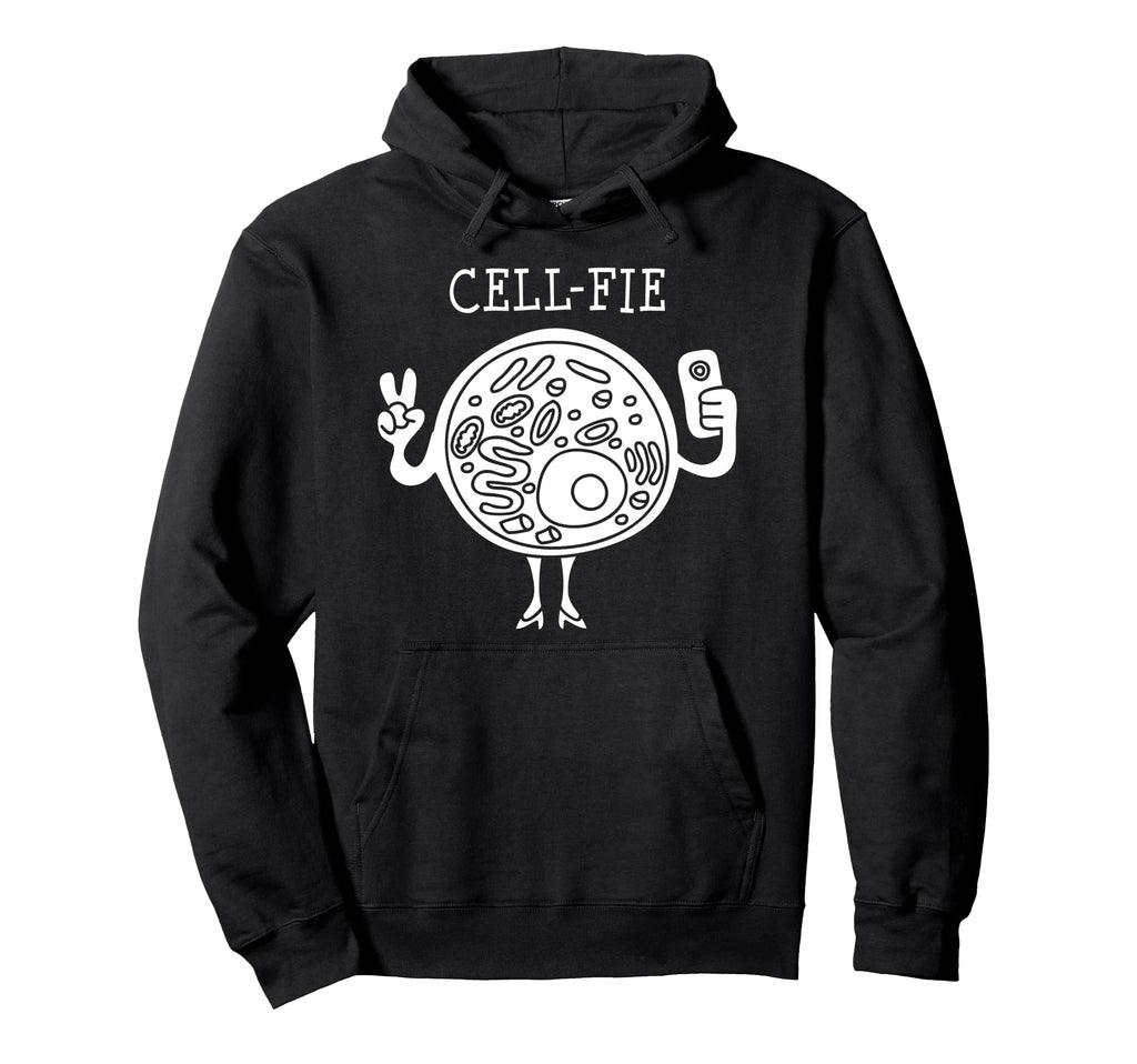 Cell Fie Biology Nerd Student Teacher Hoodie - Minimalist Print Men Women - T-Shirt, Sweatshirt, Hoodie