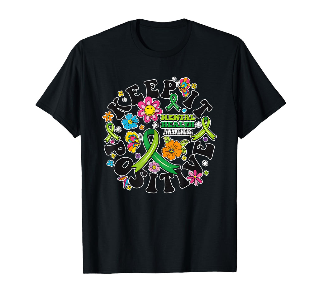Keep Going Mental Health Awareness T-Shirt - Fun Novelty Design Unisex - T-Shirt, Sweatshirt, Hoodie