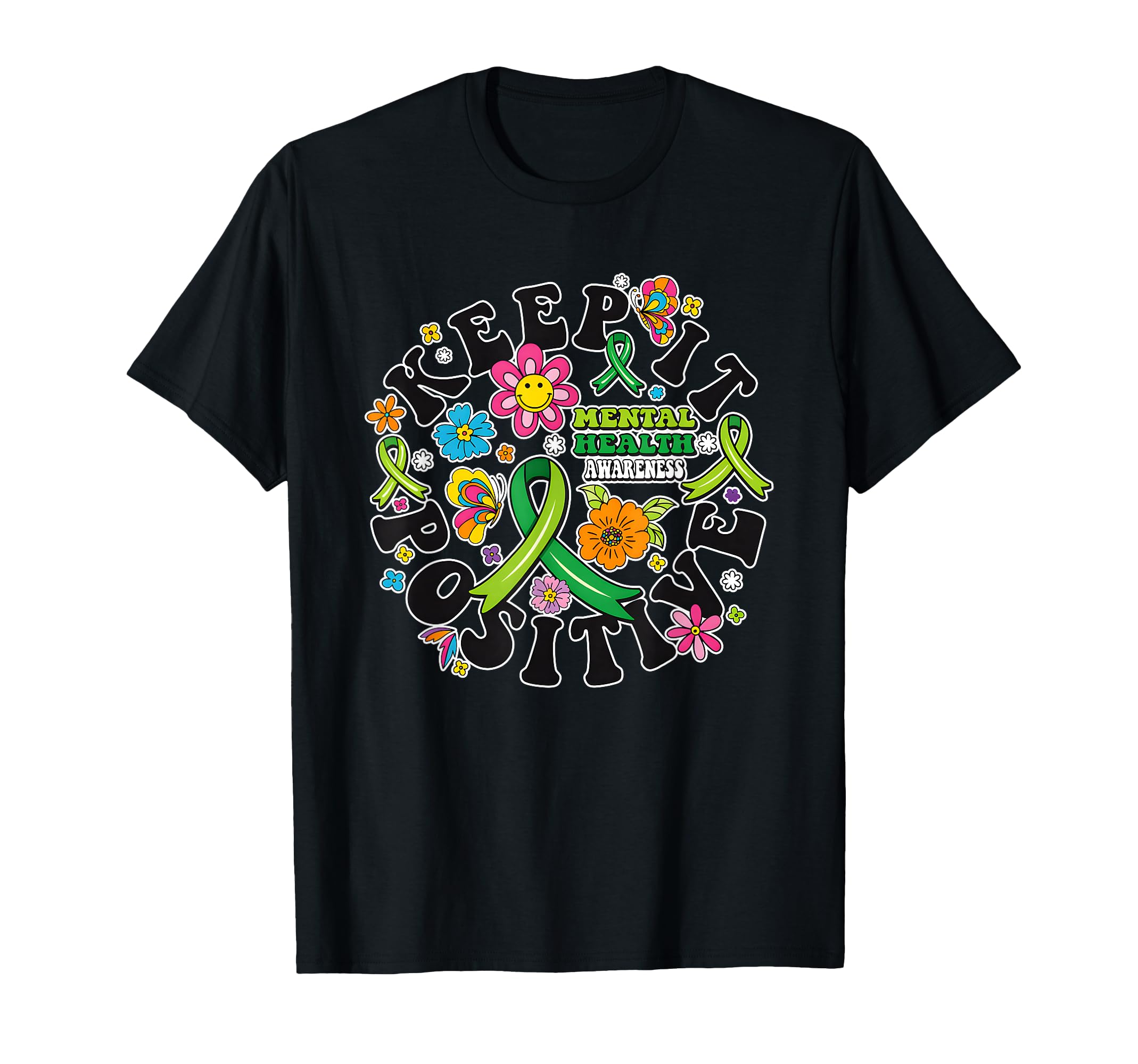 Keep Going Mental Health Awareness T-Shirt - Fun Novelty Design Unisex - T-Shirt, Sweatshirt, Hoodie