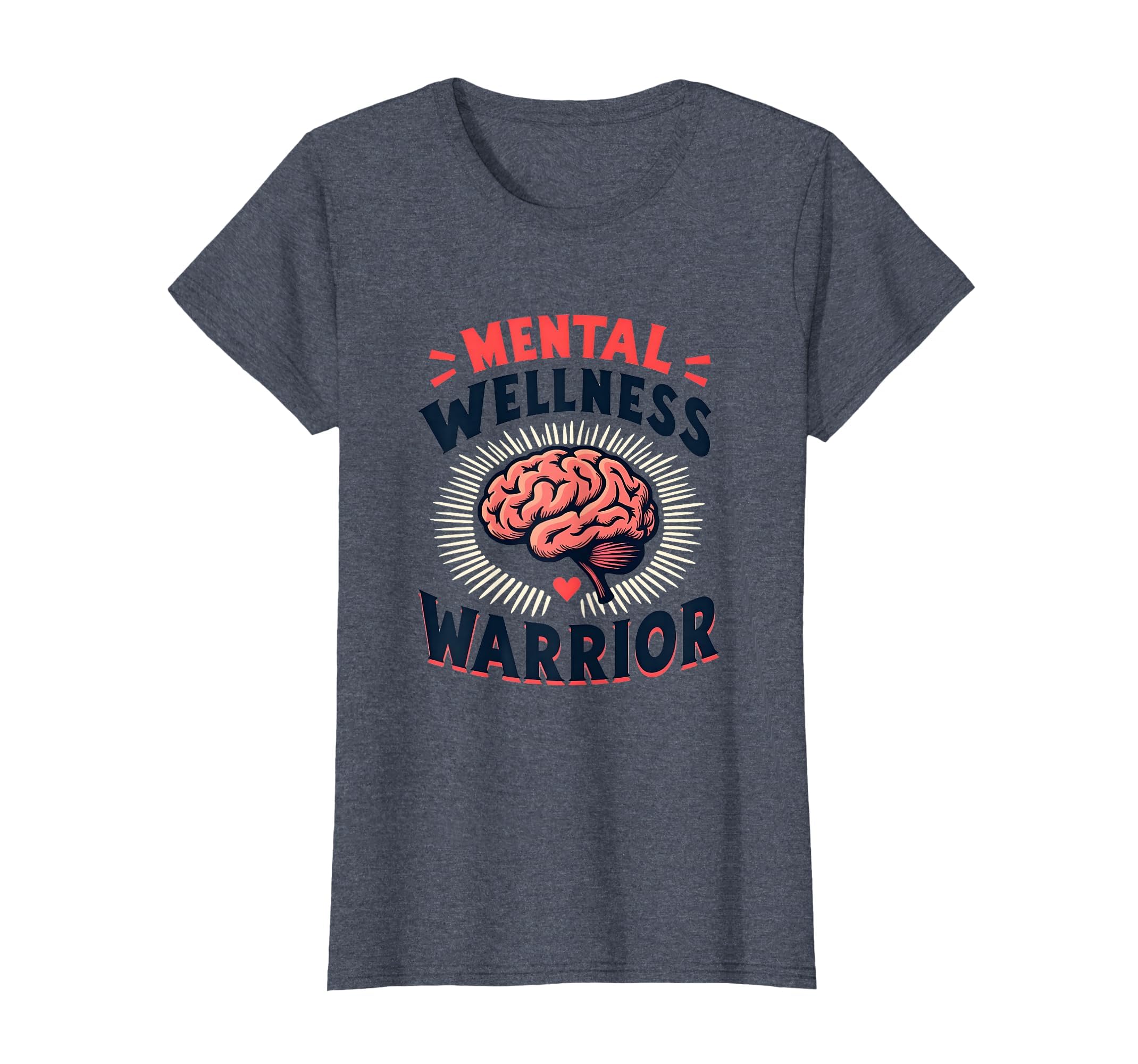 Mental Wellness Warrior Mental Health T-Shirt - Aesthetic Graphic Unisex - T-Shirt, Sweatshirt, Hoodie