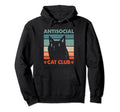 Antisocial Cat Club Introvert Cat Hoodie - Streetwear Style for Adults - T-Shirt, Sweatshirt, Hoodie