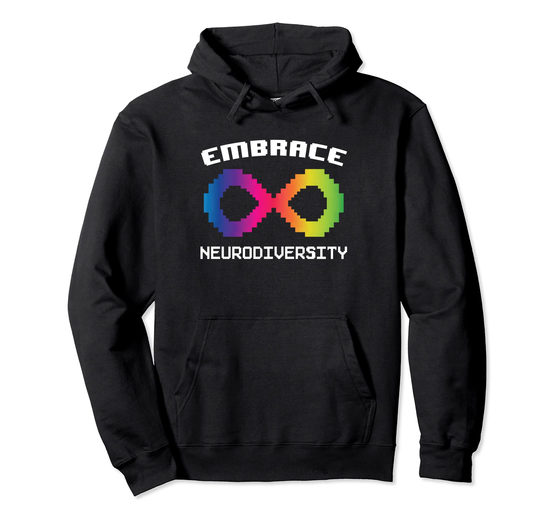 Embrace Neurodiversity Autism Adhd Hoodie - Fun Novelty Design for Adults - T-Shirt, Sweatshirt, Hoodie