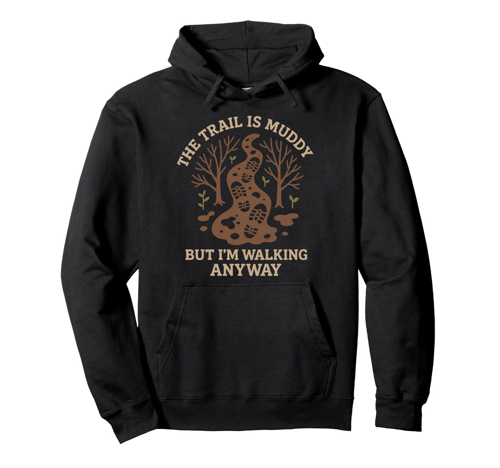 Forest Walk Overthinker Mental Hoodie - Fun Novelty Design for Adults - T-Shirt, Sweatshirt, Hoodie