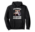 Reading Book Cat Library Reading Hoodie - Custom Art Print for Adults - T-Shirt, Sweatshirt, Hoodie