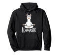 Llamaste Funny Llama Yoga Meditation Hoodie - Fun Novelty Design Men Women - T-Shirt, Sweatshirt, Hoodie
